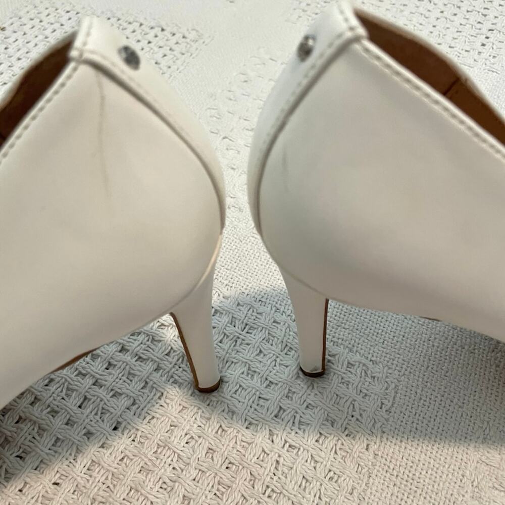 BCBGeneration White Heels with Studded Detail - Picture 4 of 11